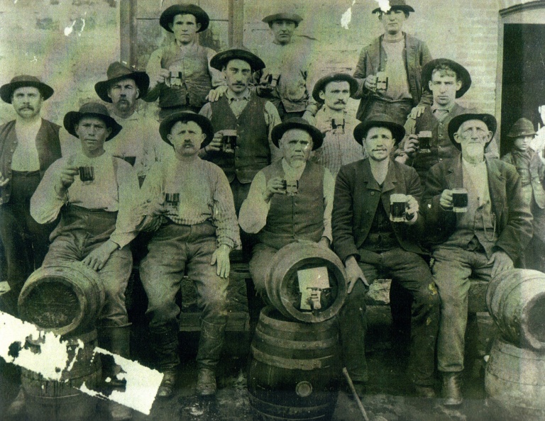The Stevens Point Brewery workers pose for a picture in 1921_.jpg